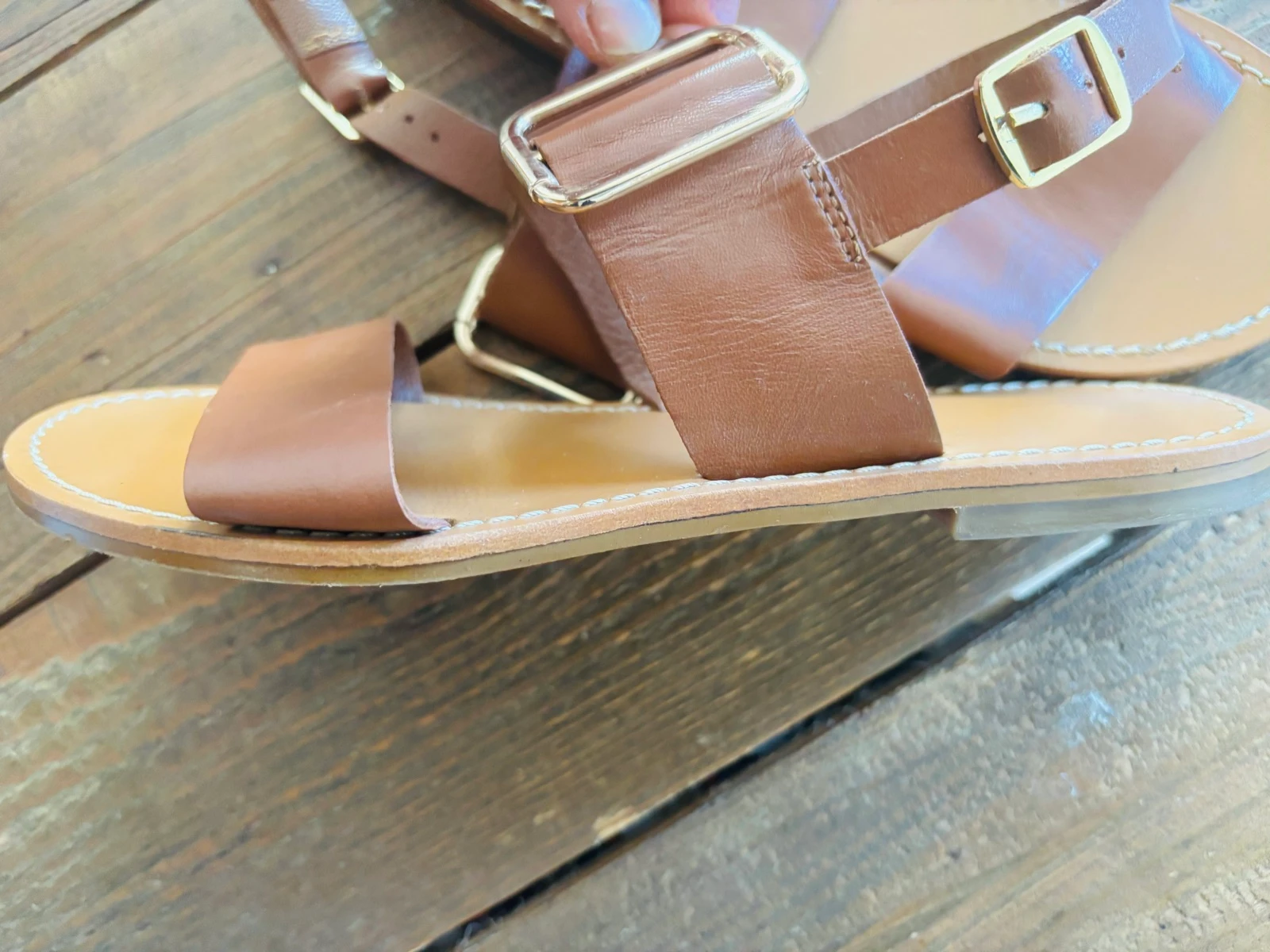 Sandálias Cuir Camel – photo 4